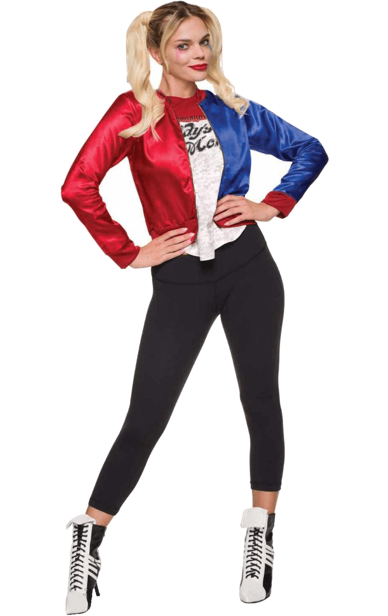 Harley Quinn Jacket Costume - Main Image