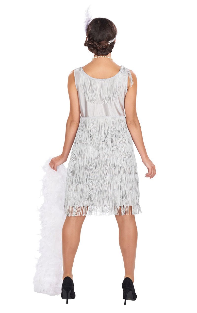 1920s Silver Flapper Costume - Simply Fancy Dress