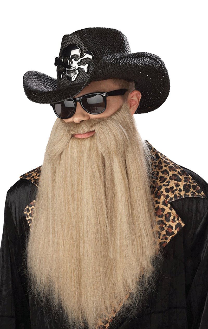 80s Blues Rocker Beard - Simply Fancy Dress