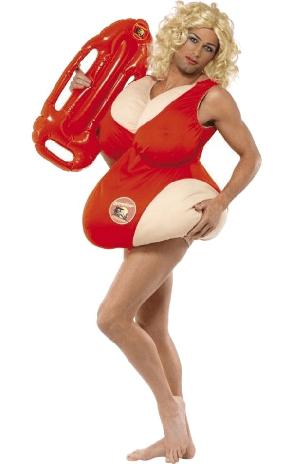 Adult Baywatch Padded Swimming Costume - Simply Fancy Dress