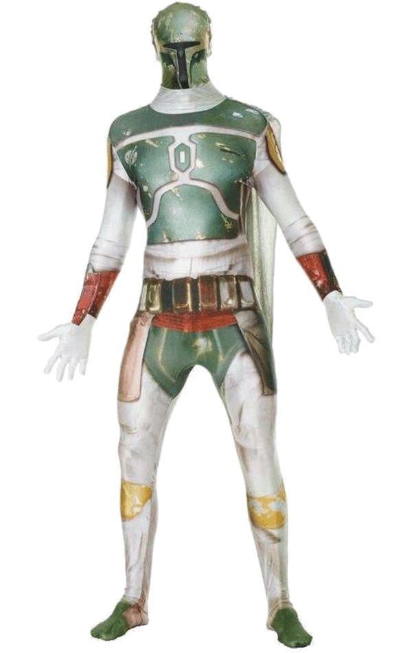 Adult Boba Fett Star Wars Morphsuit Costume - Simply Fancy Dress