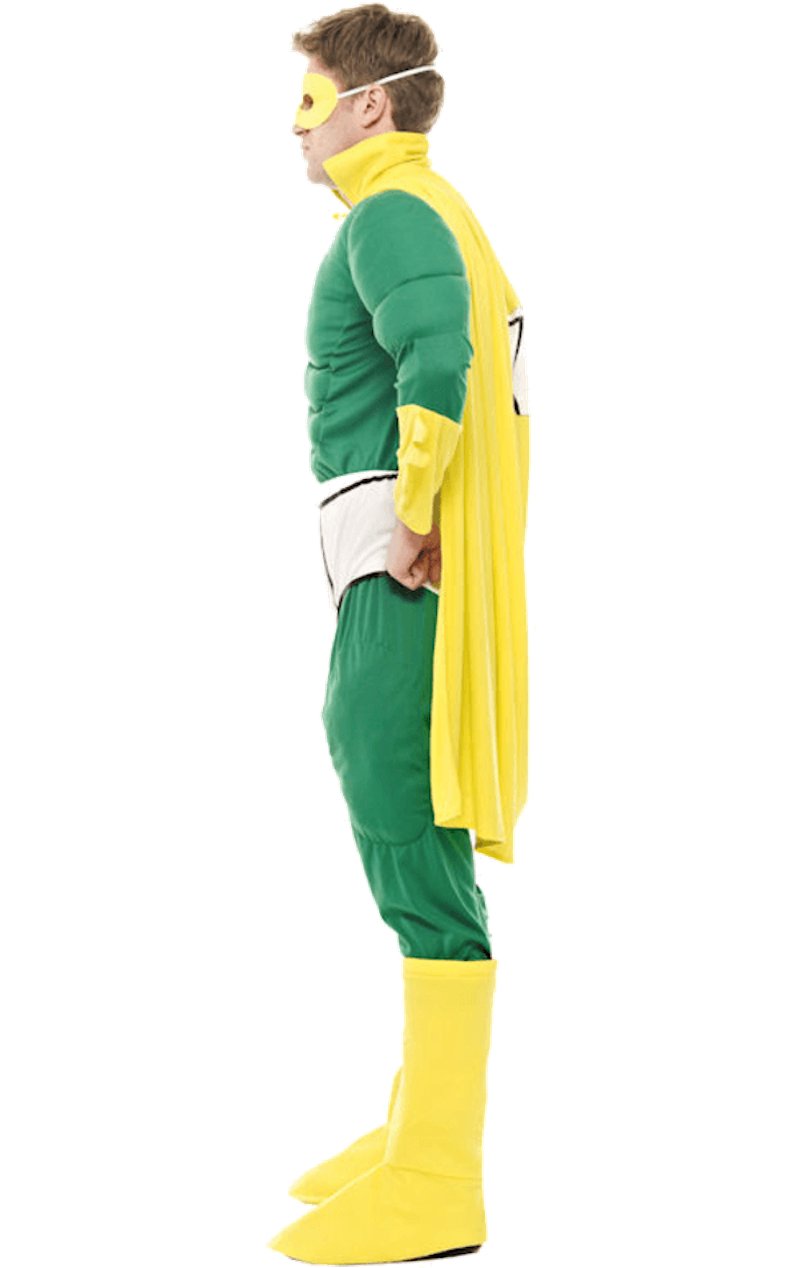 Adult Captain Y-Fronts Super Hero Costume - Simply Fancy Dress