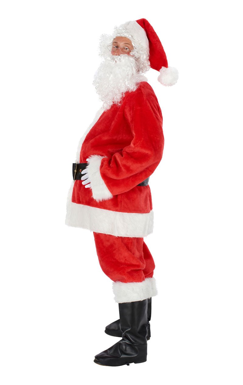 Adult Deluxe Plush Santa Costume - Simply Fancy Dress