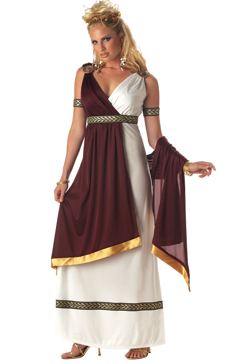 Adult Elegant Roman Empress Costume - Simply Fancy Dress