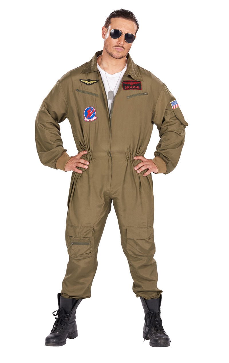 Adult Fighter Pilot Aviator Costume - Simply Fancy Dress