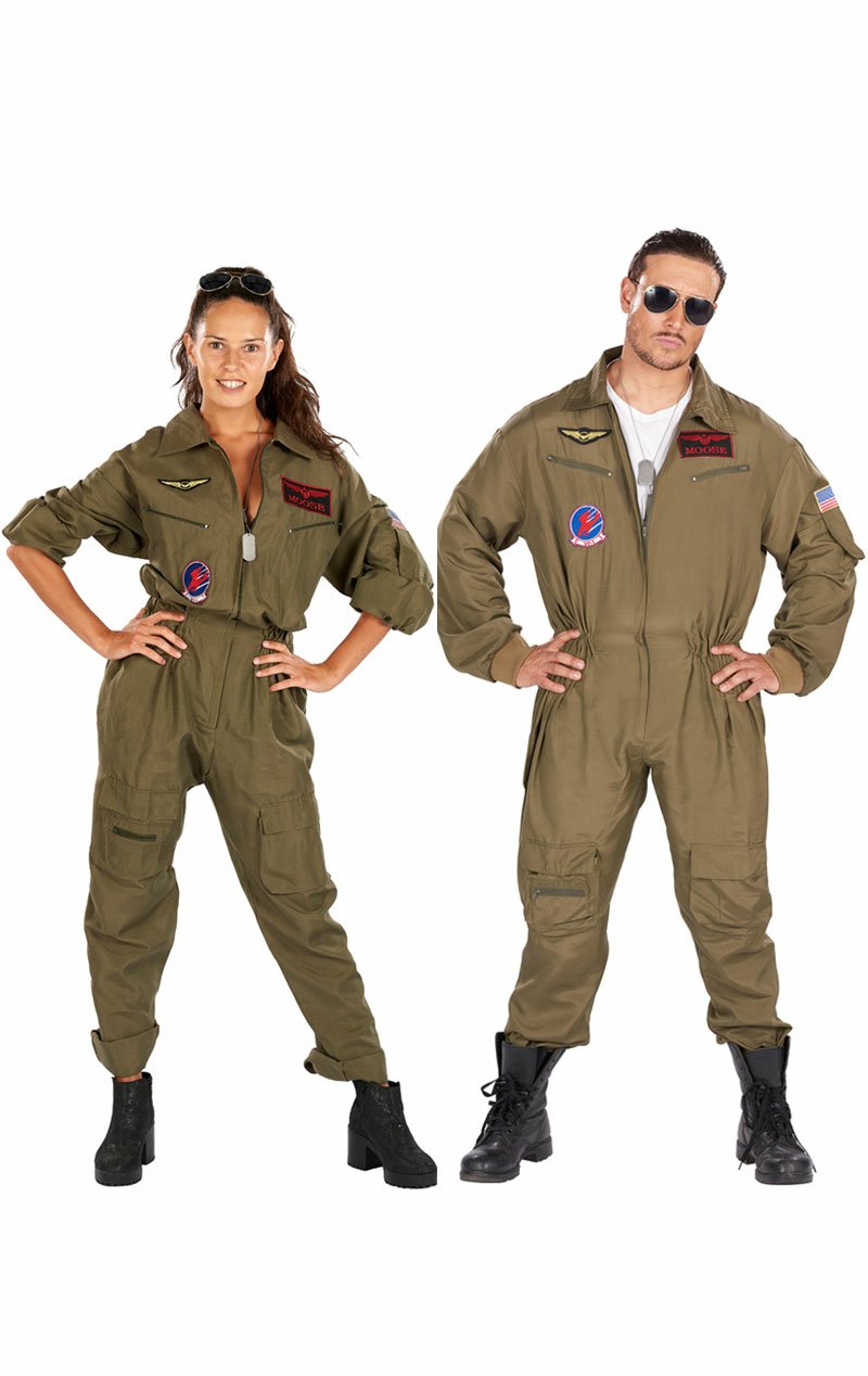 Adult Fighter Pilot Aviator Costume - Simply Fancy Dress