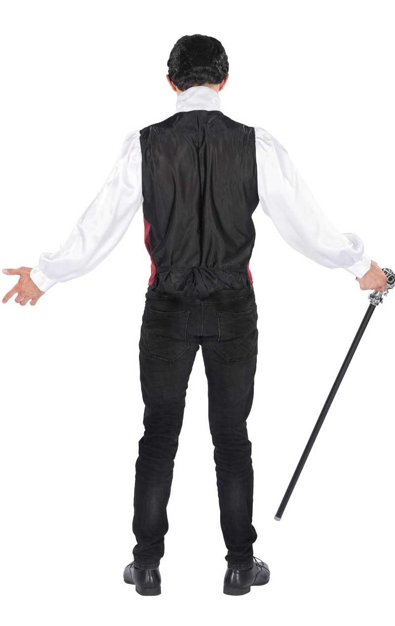 Adult Halloween Red Vampire Costume - Simply Fancy Dress