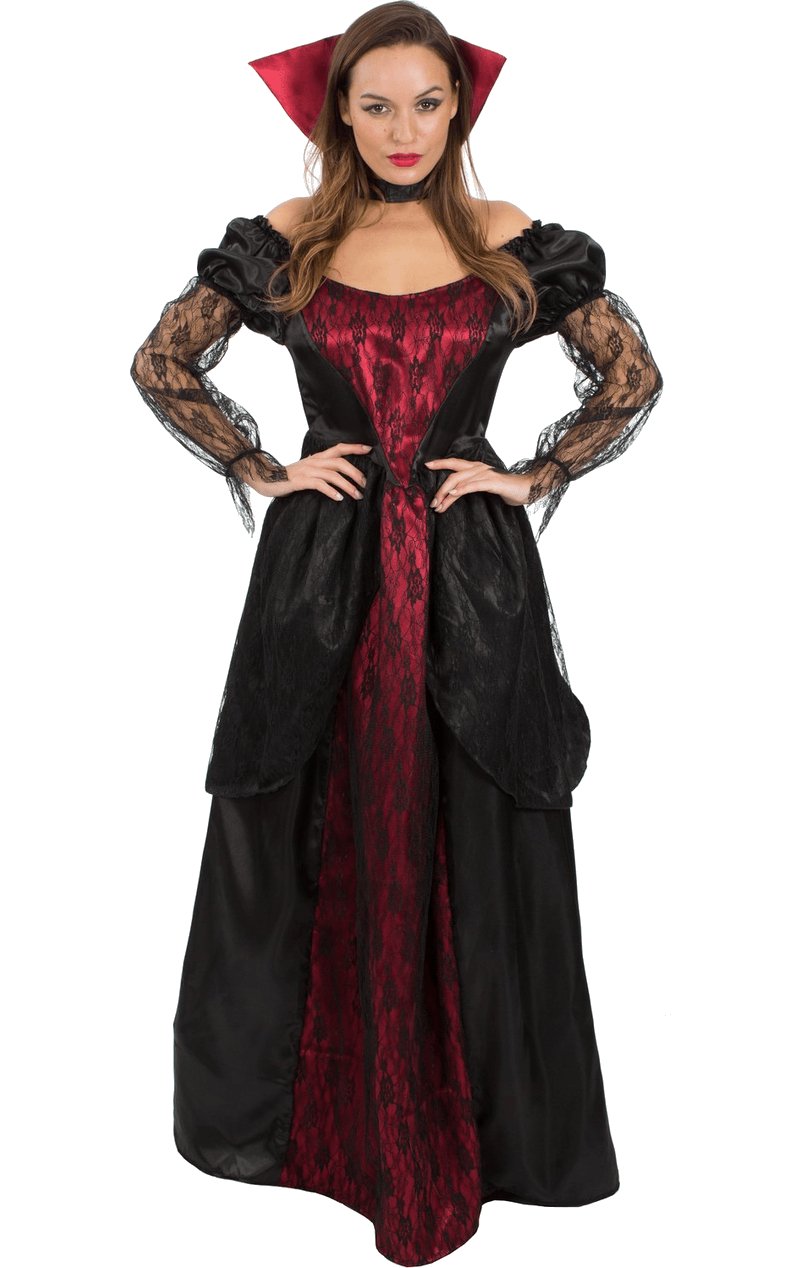 Adult Halloween Vampiress Costume - Simply Fancy Dress