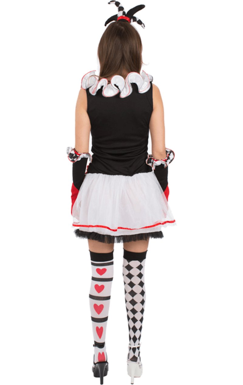 Adult Harlequin Jester Fancy Dress Costume - Simply Fancy Dress