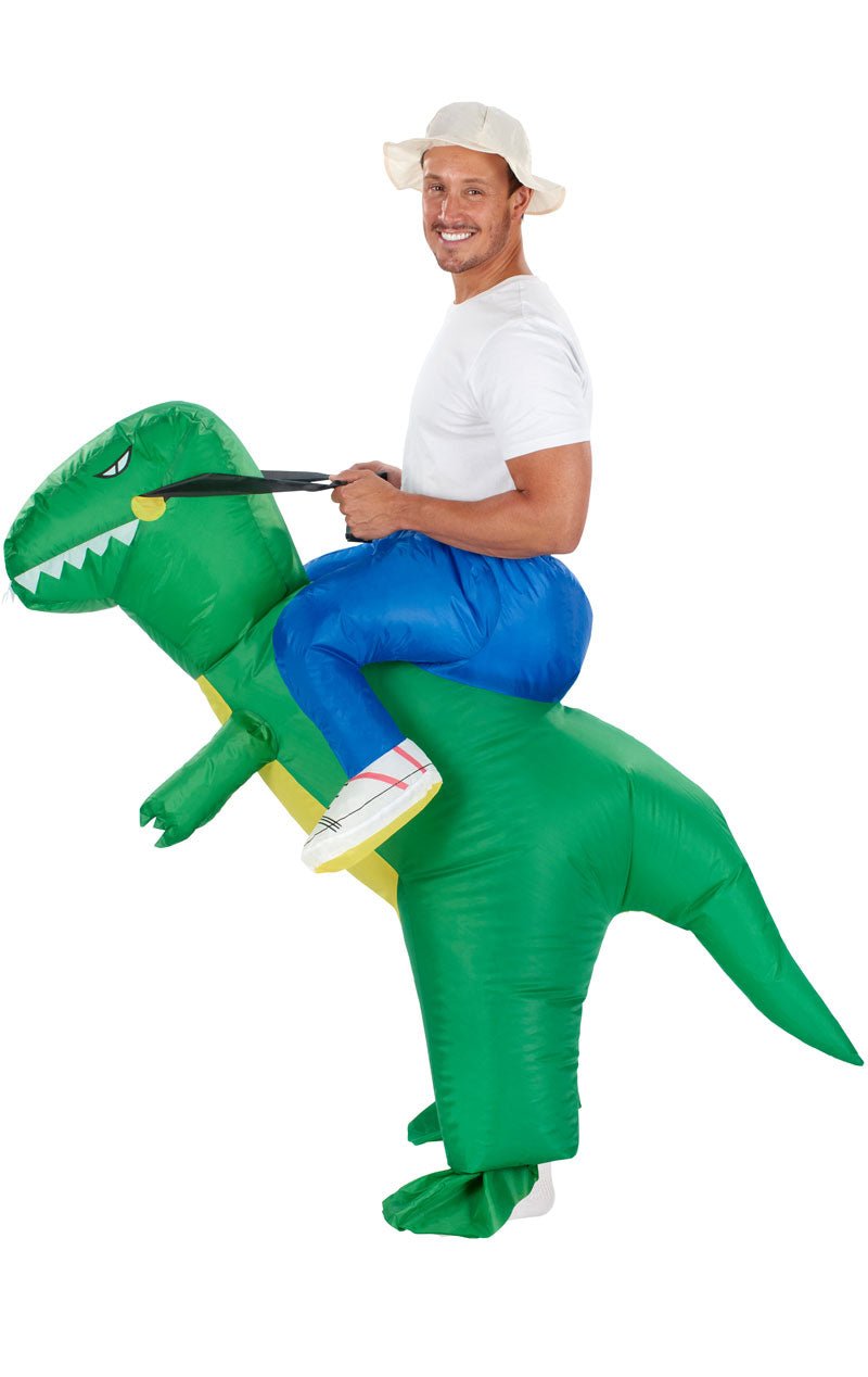 Adult Inflatable Ride on Dinosaur Costume - Simply Fancy Dress