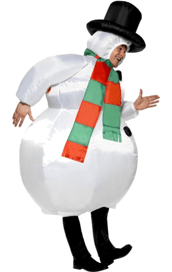 Adult Inflatable Snowman Costume - Simply Fancy Dress