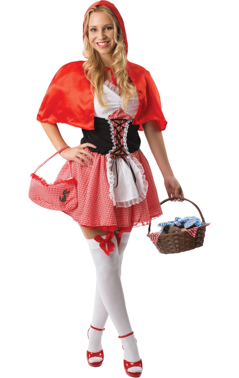 Adult Little Red Riding Hood Fancy Dress Costume - Simply Fancy Dress