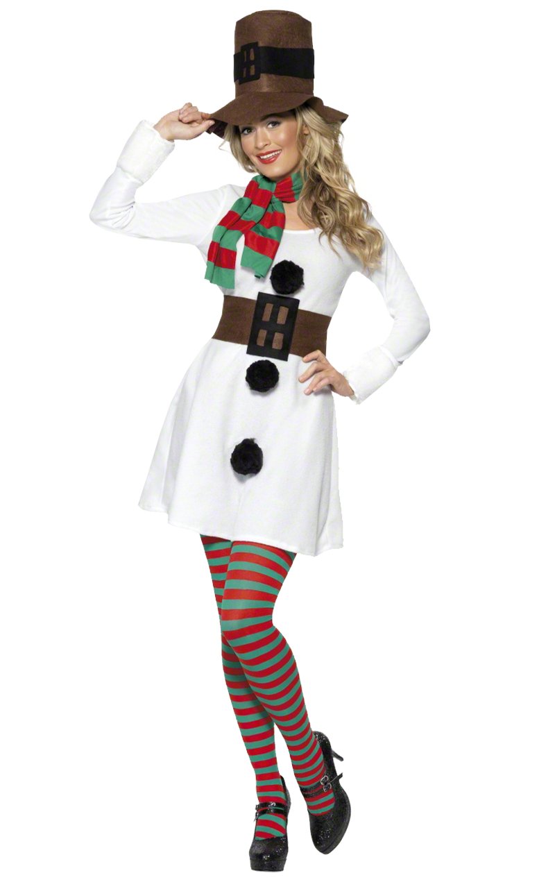 Adult Miss Snowman Costume - Simply Fancy Dress