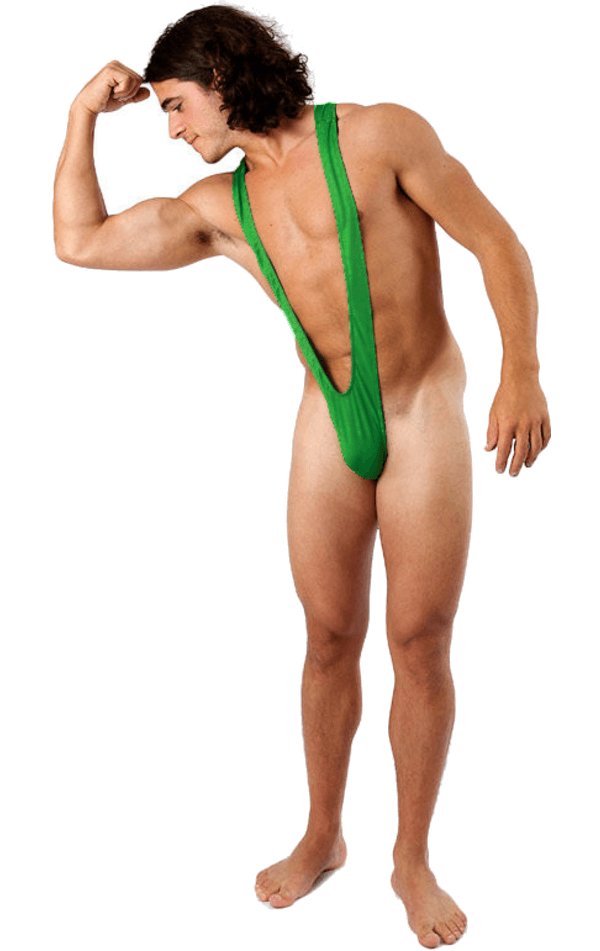 Adult Neon Green Borat Mankini - Simply Fancy Dress