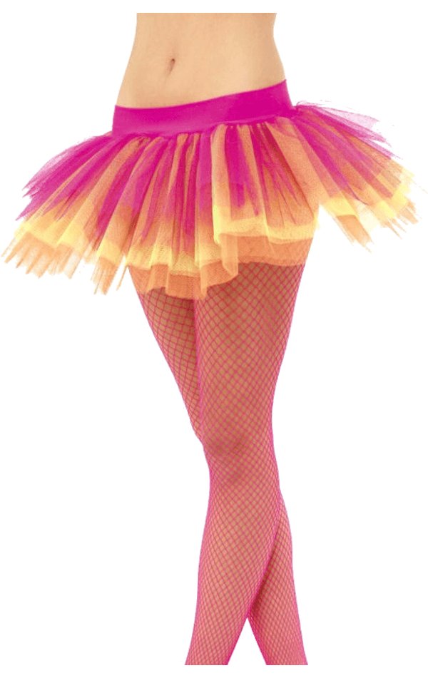 Adult Neon Multicoloured TuTu - Simply Fancy Dress