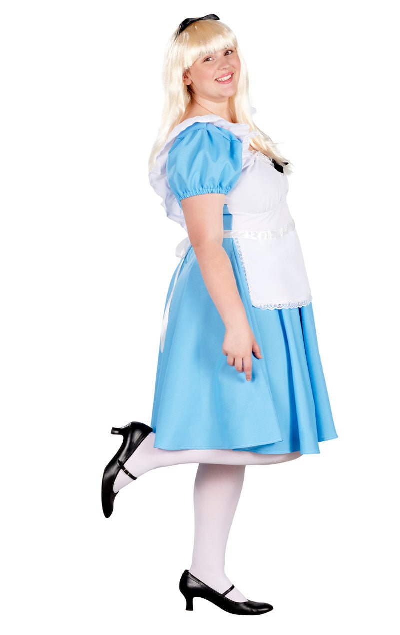 Adult Plus Size Traditional Alice Costume - Simply Fancy Dress