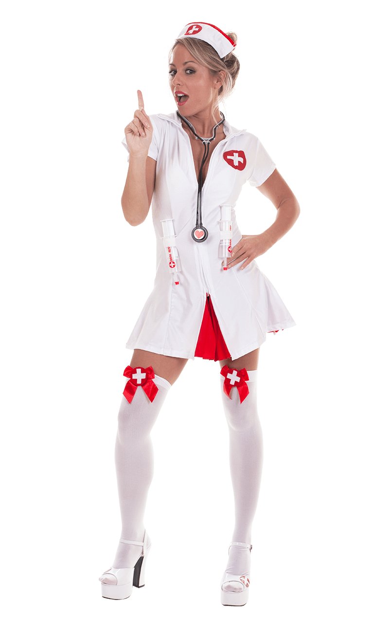 Adult Say Ahhhh! Nurse Costume - Simply Fancy Dress