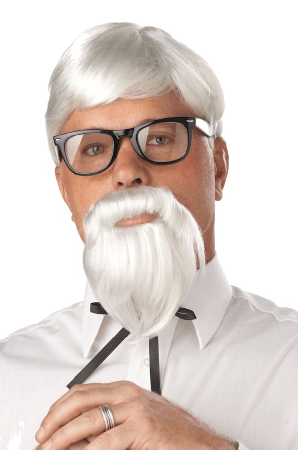 Adult The Colonel Wig and Moustache - Simply Fancy Dress