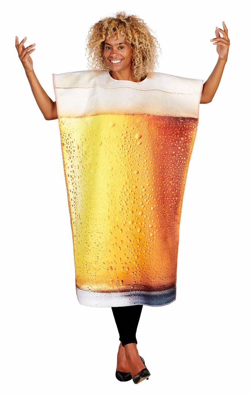 Adult Unisex Pint of Beer Costume - Simply Fancy Dress