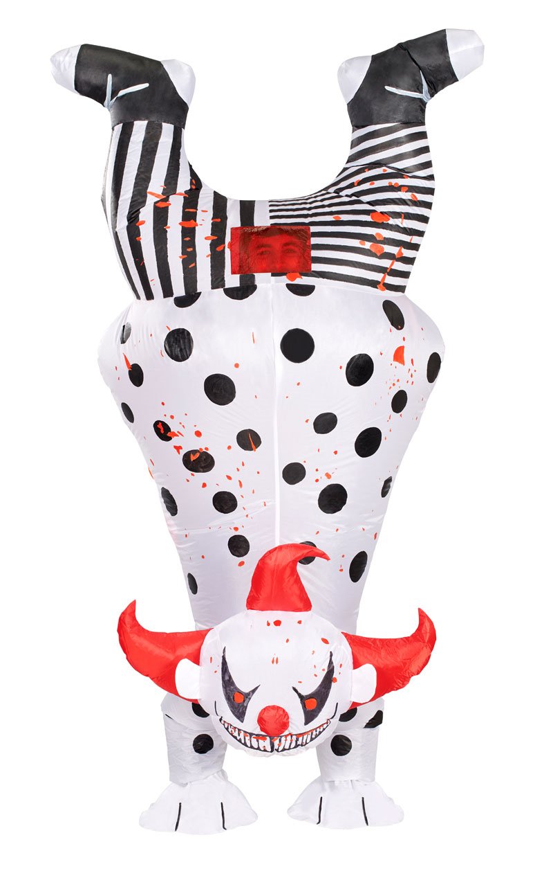 Adult Upside Down Clown Halloween Costume - Simply Fancy Dress