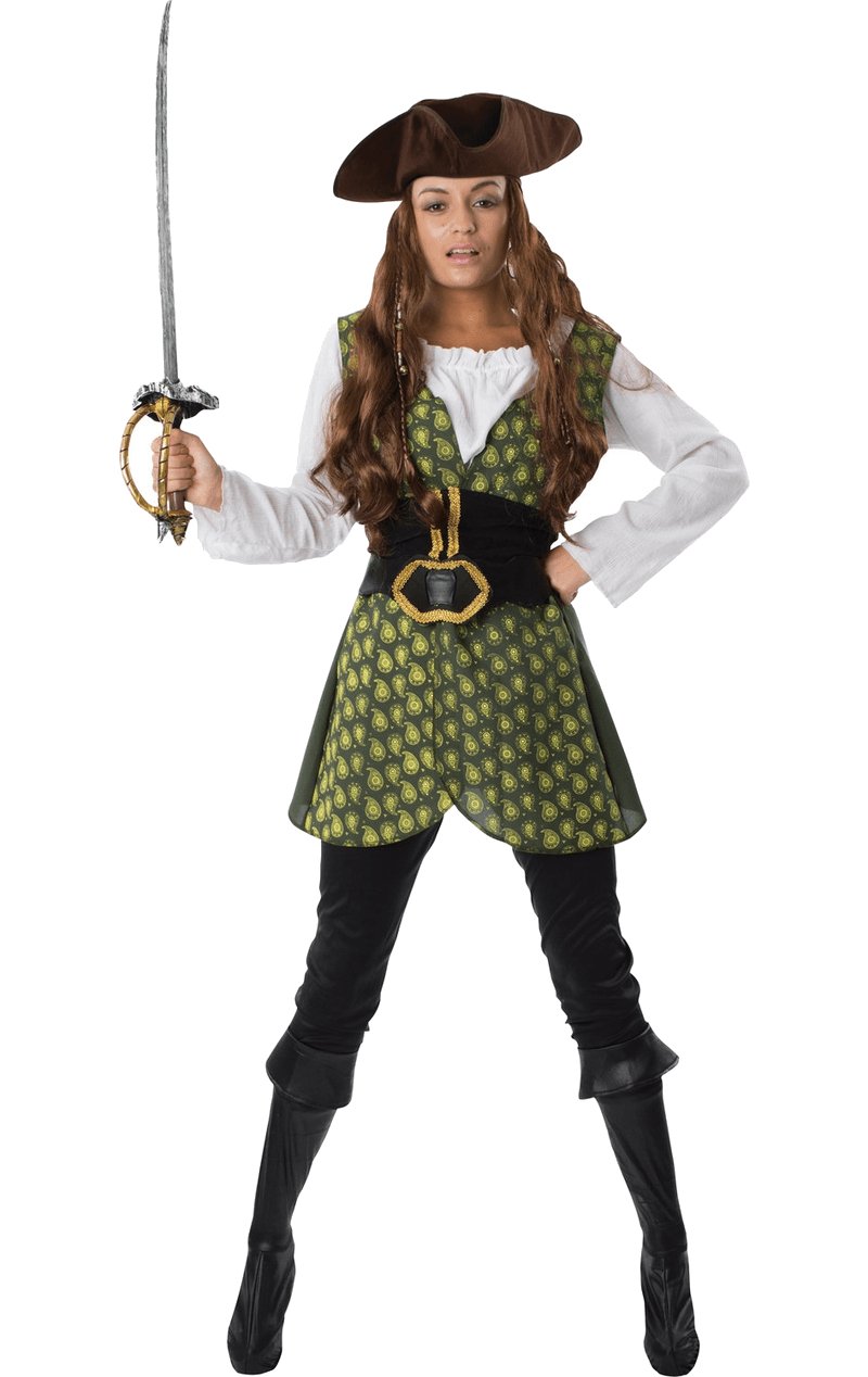 Adult Womens Pirate Fancy Dress Costume - Simply Fancy Dress