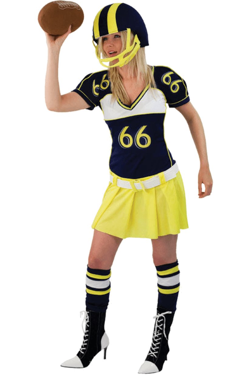 American Football Girl Costume - Simply Fancy Dress