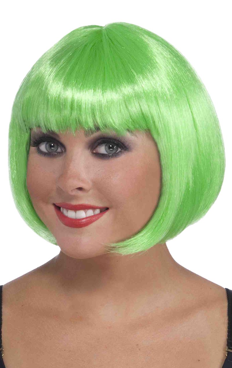 Babe Neon Green Wig - Simply Fancy Dress
