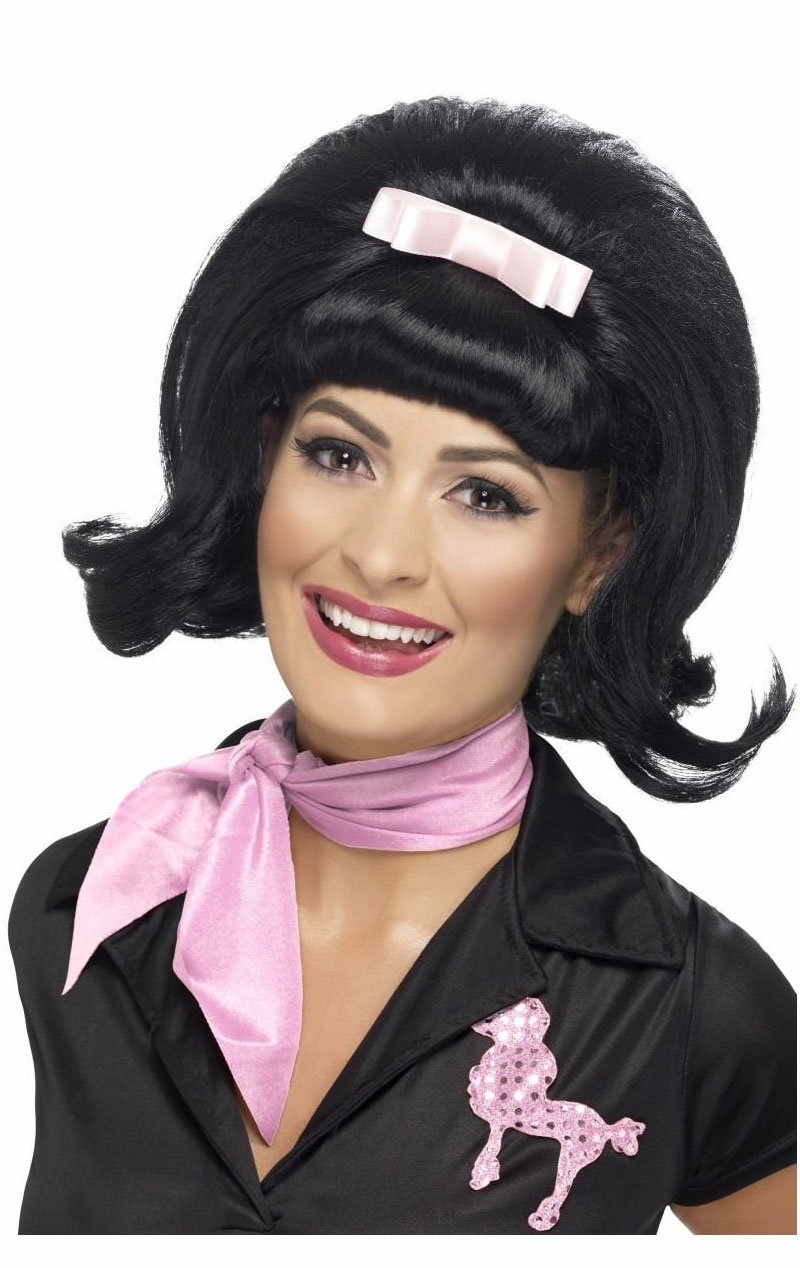 Black 50s Wig - Simply Fancy Dress