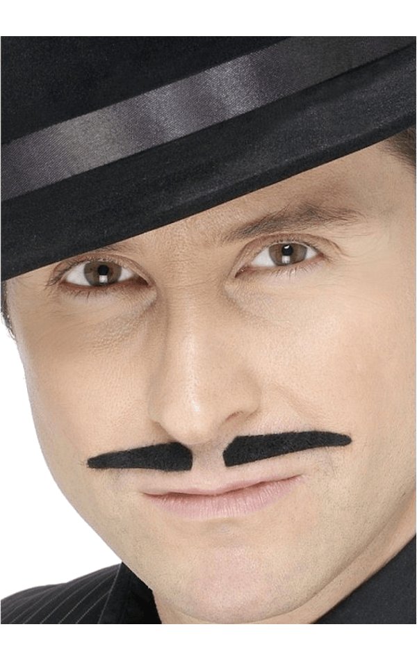 Black Spiv Moustache - Simply Fancy Dress