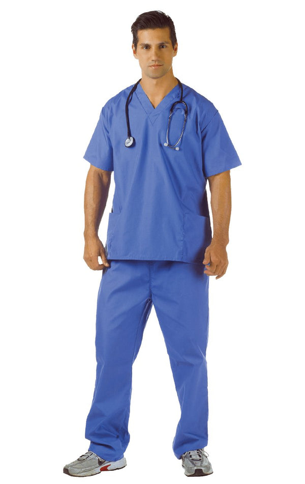 Blue Hospital Scrubs - Simply Fancy Dress