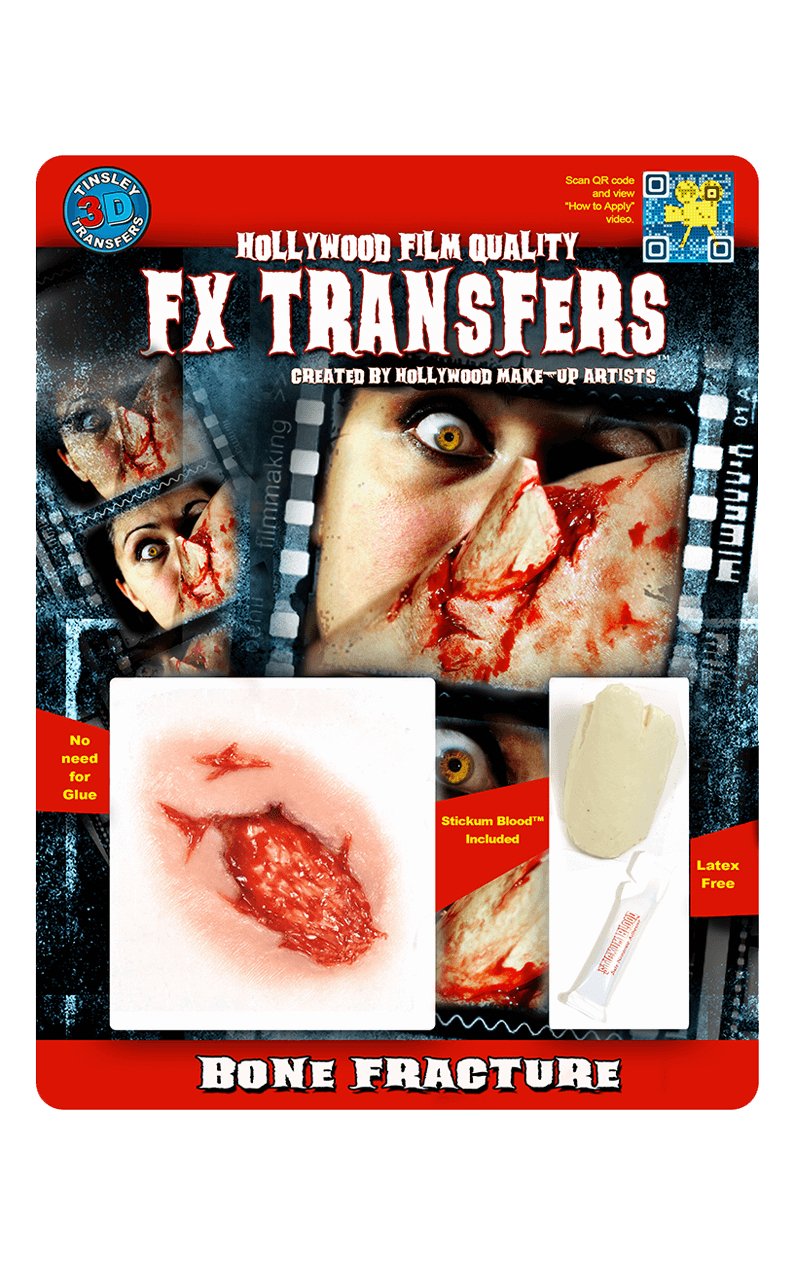 Bone Fracture Face Transfers - Simply Fancy Dress