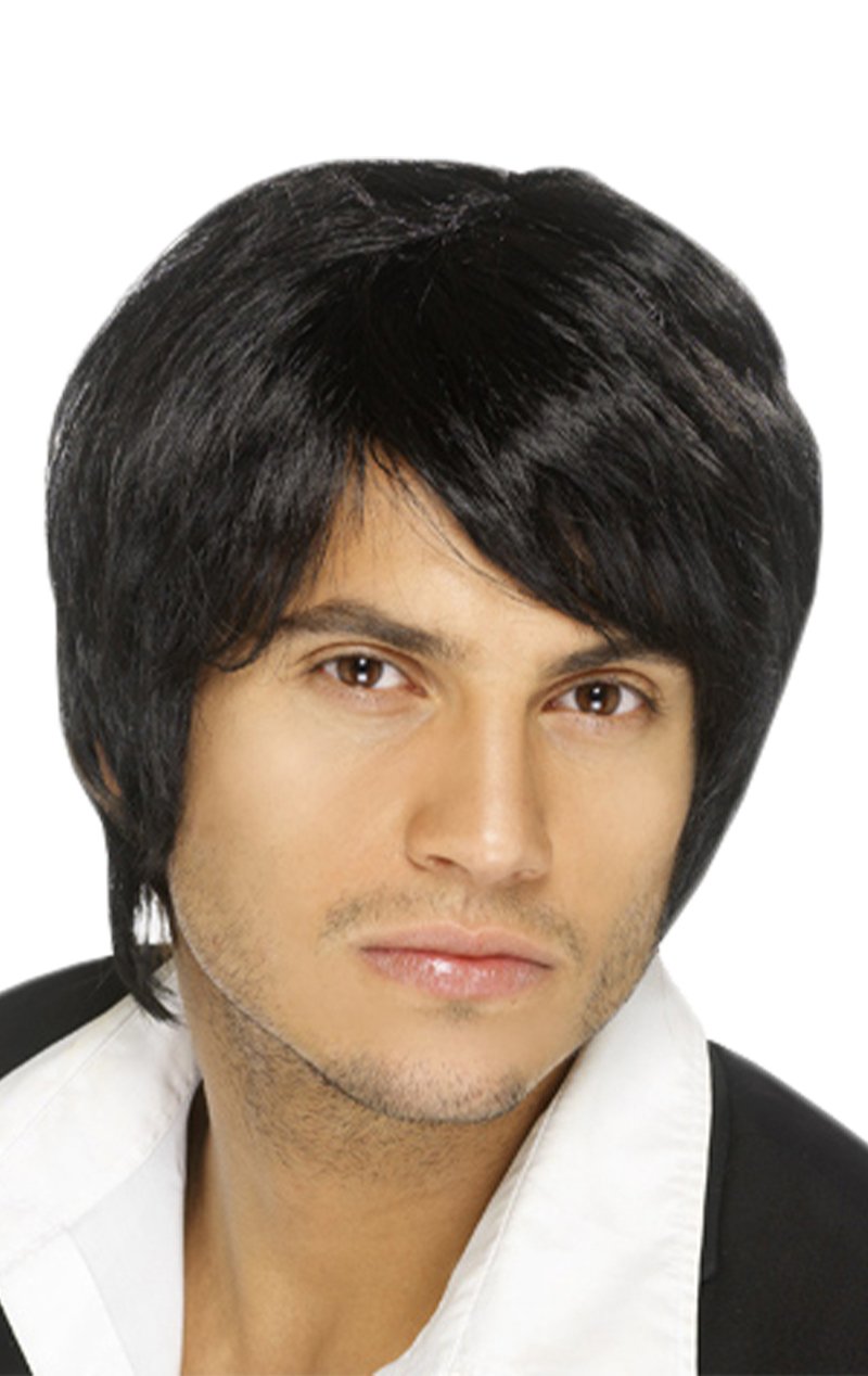 Boy Band Wig (Black) - Simply Fancy Dress