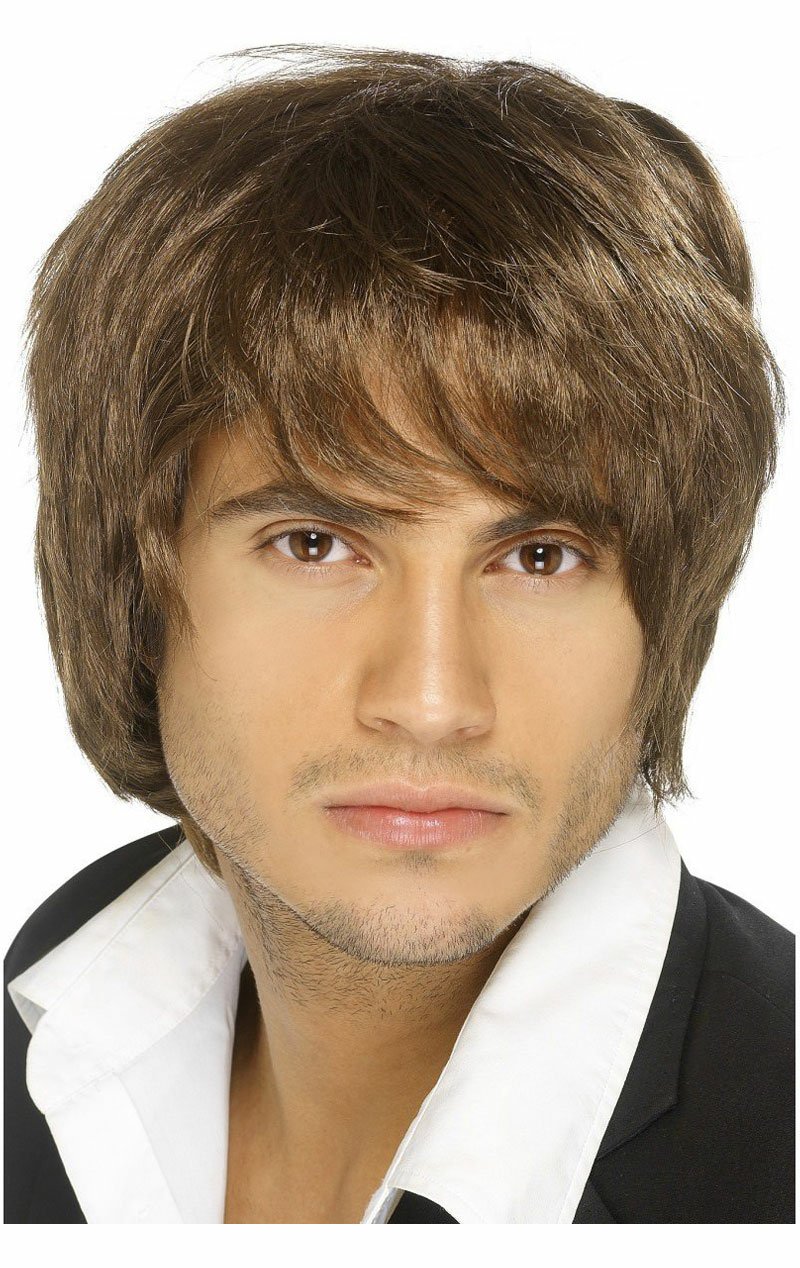 Boy Band Wig (Brown) - Simply Fancy Dress