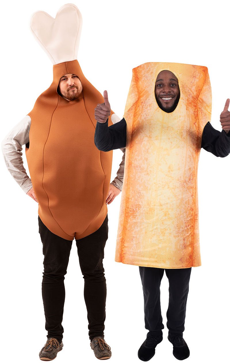 Chicken Drumstick & Chip Couples Costume - Simply Fancy Dress