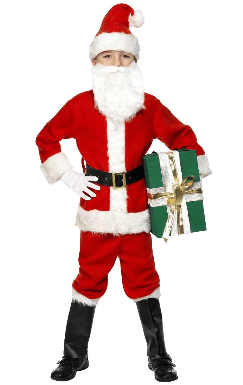 Child Deluxe Santa Costume - Simply Fancy Dress