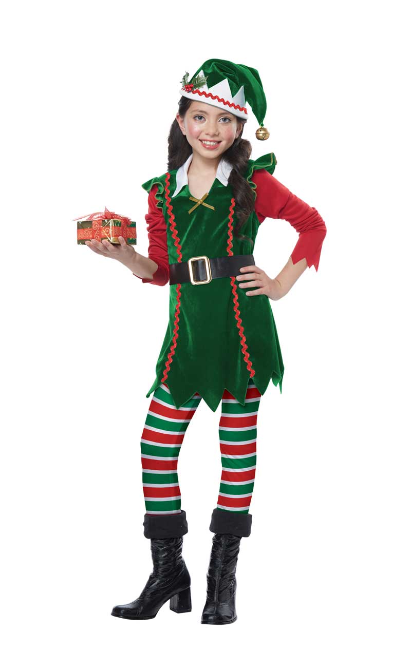 Child Festive Elf Costume - Simply Fancy Dress