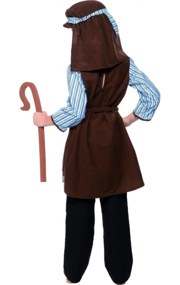 Child Shepherd Nativity Costume with Staff - Simply Fancy Dress
