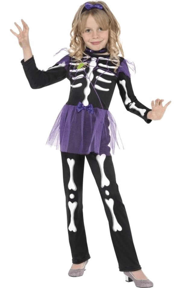 Child Skellie Punk Girl Costume - Simply Fancy Dress