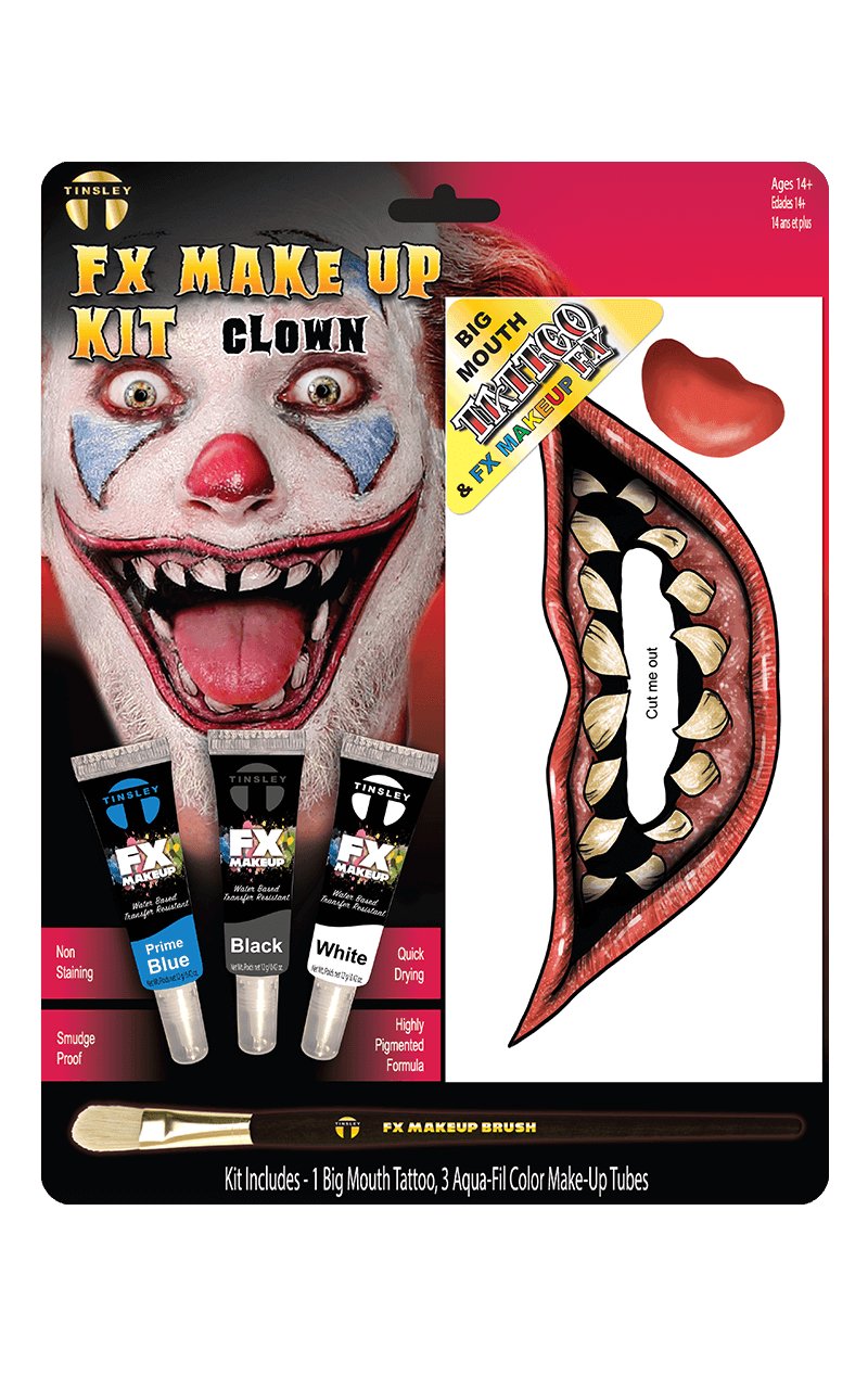 Clown FX Makeup Kit - Simply Fancy Dress