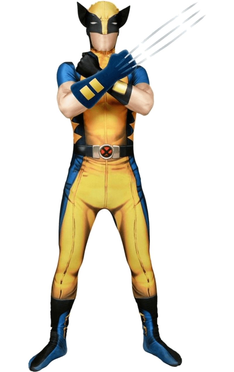 Deluxe Wolverine Morphsuit with Zappar - Simply Fancy Dress