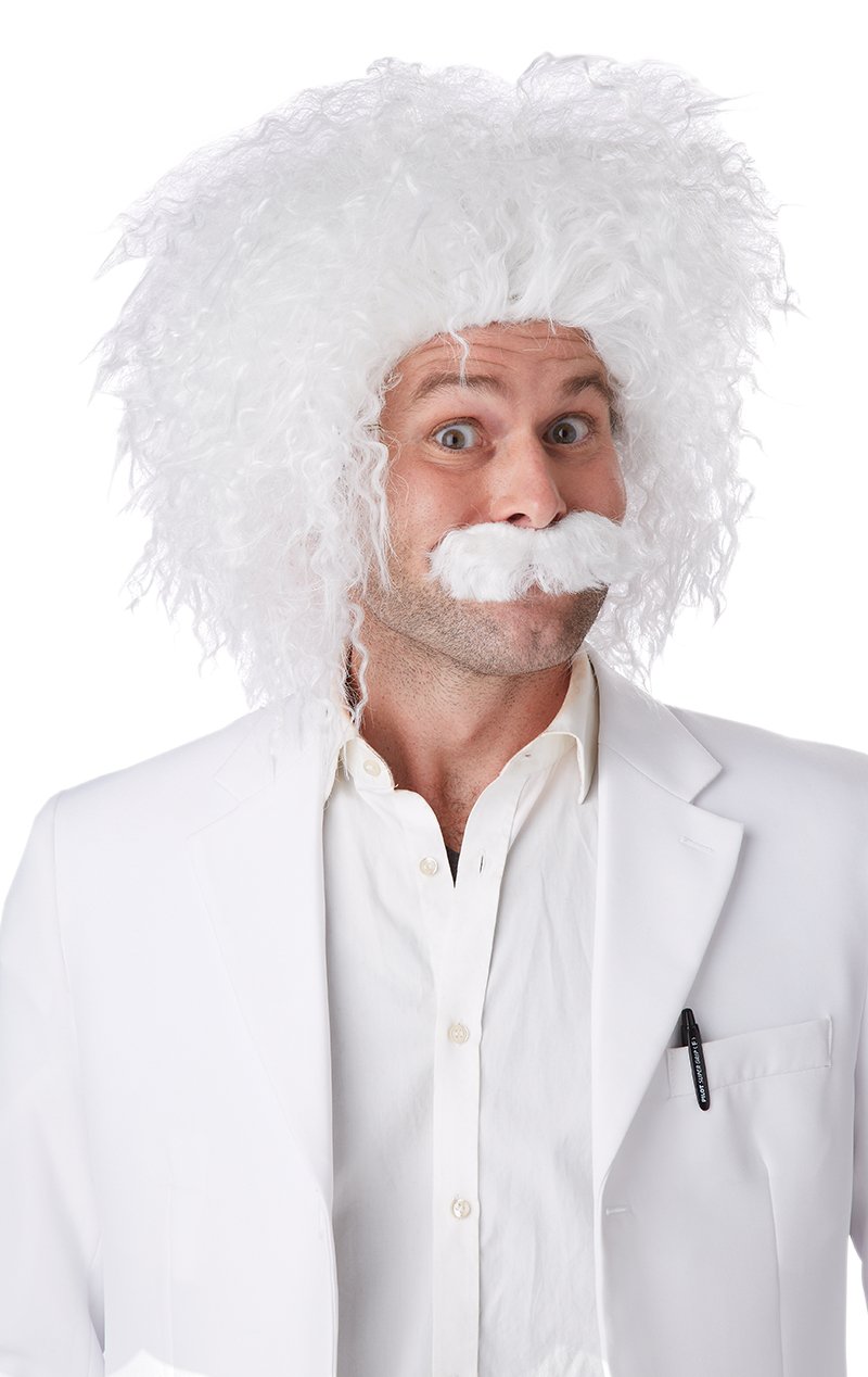 Einstein Wig and Moustache - Simply Fancy Dress