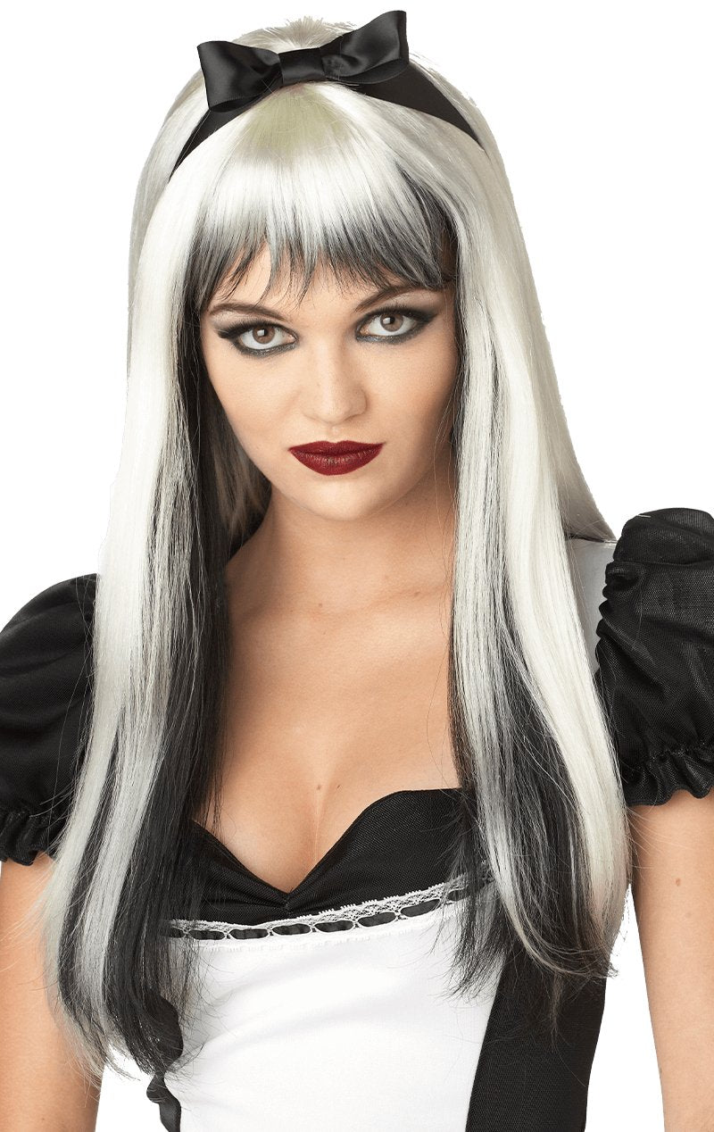 Enchanted Tresses Wig (Black & Blonde) - Simply Fancy Dress