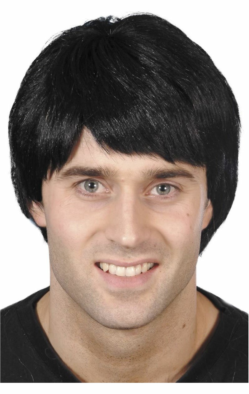 Fred Flintstone Style Black Wig - Simply Fancy Dress