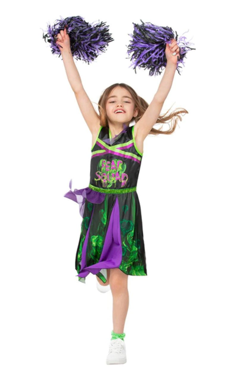 Girls Toxic Cheerleader Halloween Costume - Simply Fancy Dress