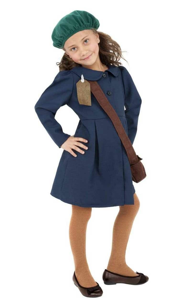 Girls World War II Evacuee Costume - Simply Fancy Dress