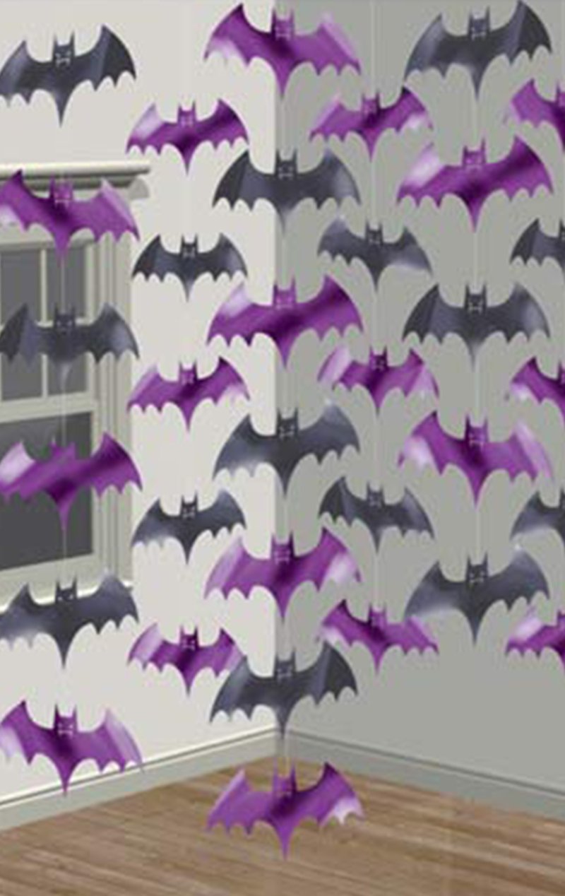Hanging String Decoration - Bats - Simply Fancy Dress