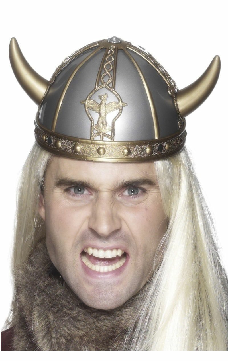 Horned Viking Helmet Accessory - Simply Fancy Dress