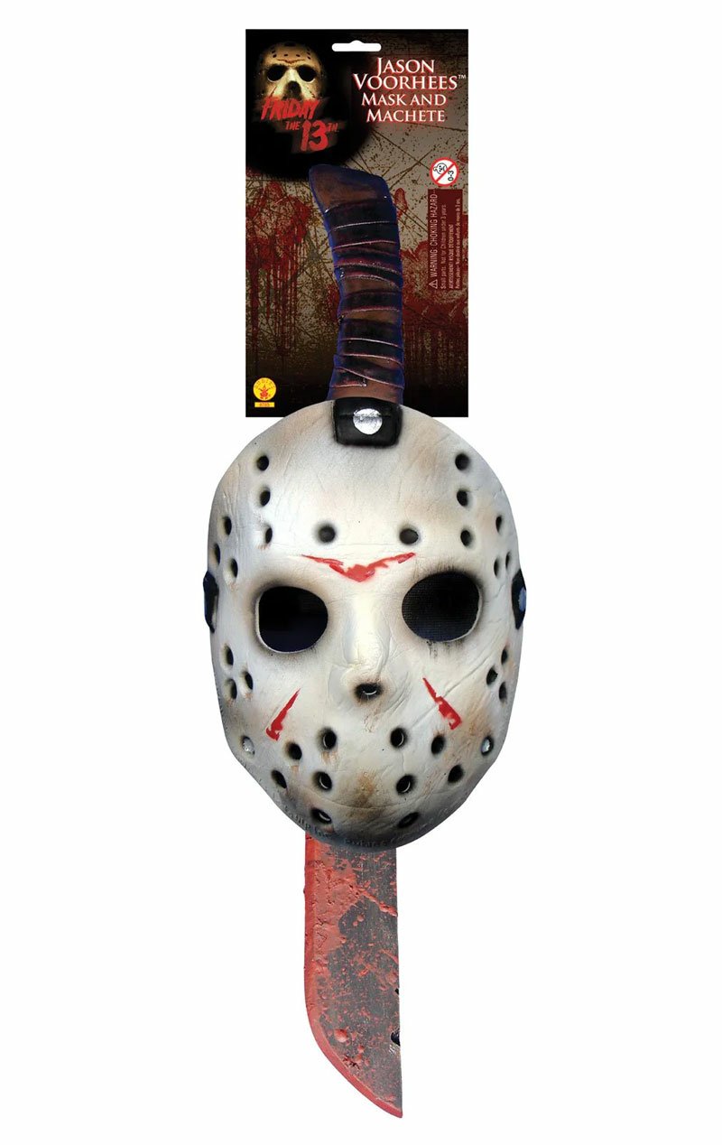 Jason Voorhees Machete & Mask Kit - Simply Fancy Dress