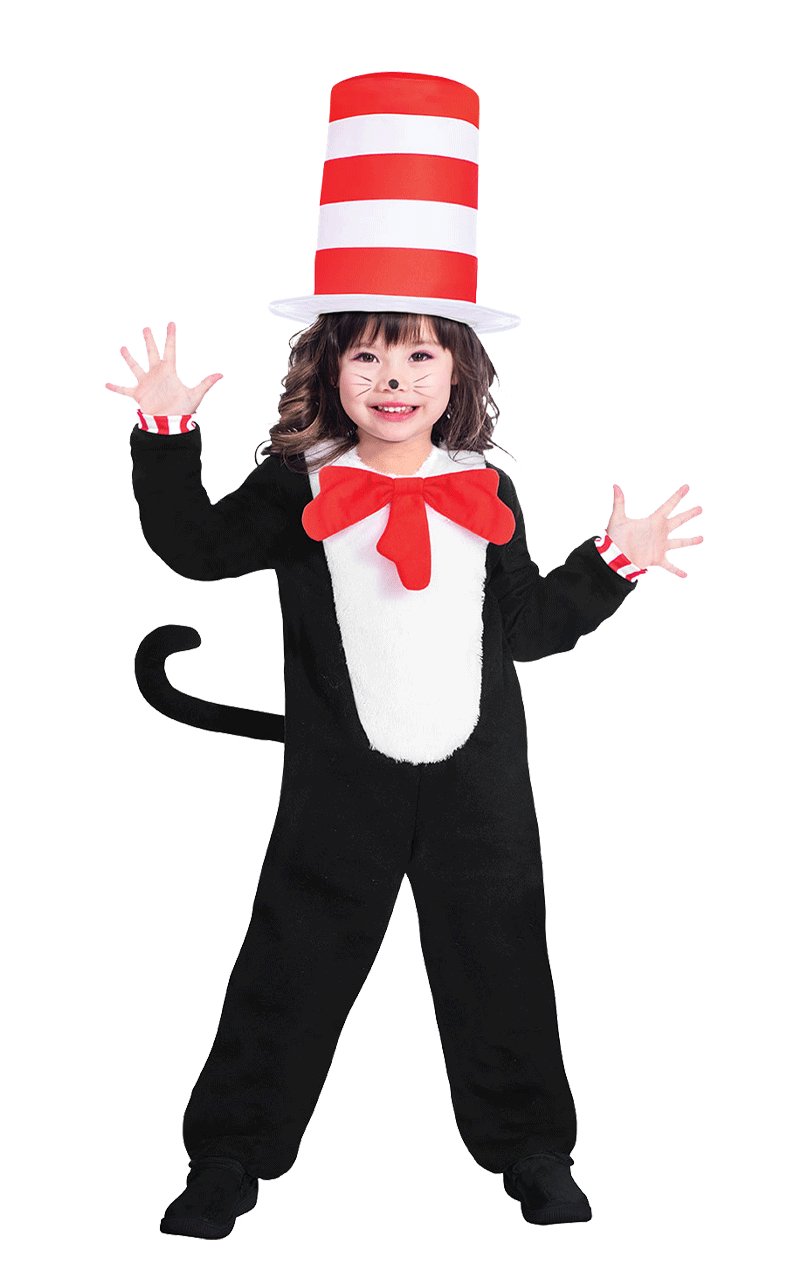 Kids Cat in the Hat Jumpsuit  - Simply Fancy Dress