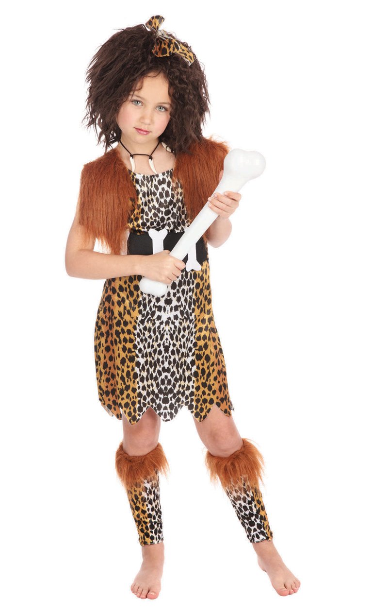 Kids Cavegirl Costume - Simply Fancy Dress